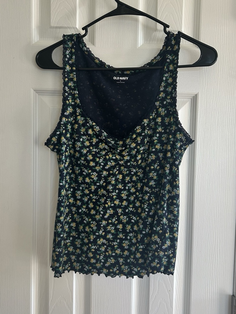 Old Navy Ribbed Cinched-Front Tank Top